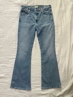 Citizens of Humanity Lilah High Rise Flare Jeans Womens Size 28 Light Wash